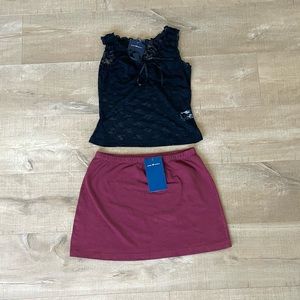 nwt brandy melville black and red bundle 🖤❤️